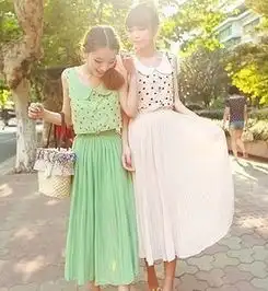  美图姐妹波浪大侵袭,大爱姐妹潮流时尚美女