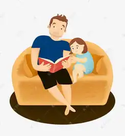  手绘父女png下载素材图片免费下载高清psd千库网图片编号11462450