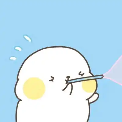  qq卡通情侣头像呆萌一对,你的等待是我的信仰