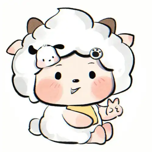  可爱懒羊羊头像