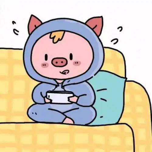  情侣猪猪头像女孩子千万不要夜跑,太危险了,碰到烧烤摊就完了