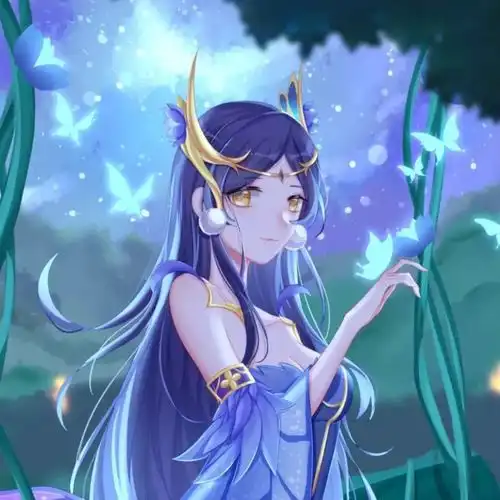  优质动漫古风头像没有远大理想只想天天开心