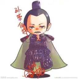  孙策动漫大图q版最好其他的也可以我是想找图片画到衣服上的好图一定给加50分