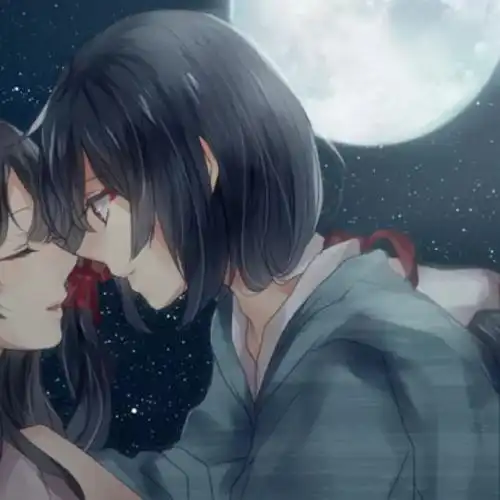  喜欢你与你为伴,动漫情侣头像一男一女古风