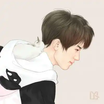  易烊千玺素描画像图片易烊千玺动漫头像大全