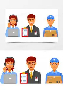  career3d商务办公小人png图片素材免费下载png格式熊猫办公