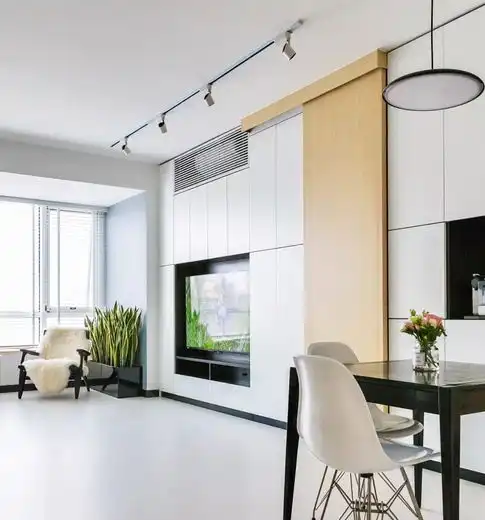  75㎡新房,地面铺水泥,全屋极简风完工后太有质感了,晒晒收纳