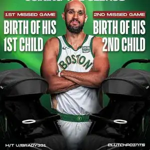  敬业的好父亲怀特凯尔特人生涯157战仅缺阵两场皆因孩子出生