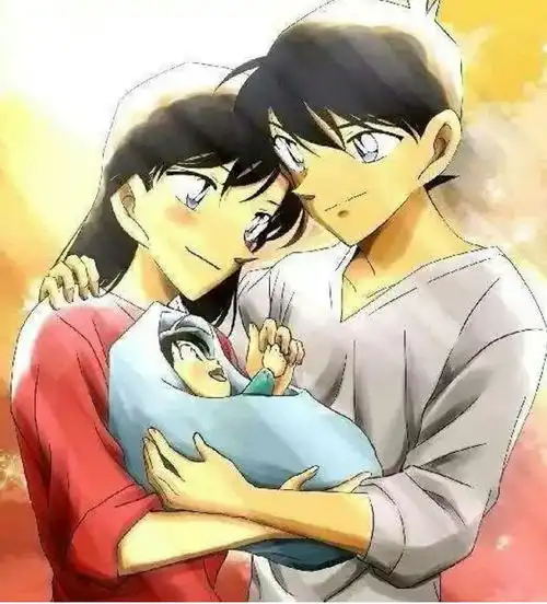  如果名侦探柯南中的这三对恋人都有了小孩,那会是怎样的情景呢