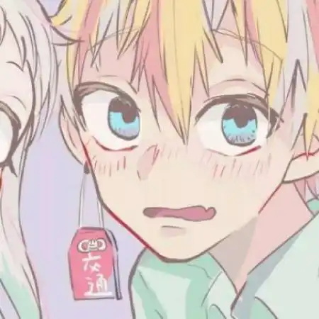  微信卡通情侣头像一男一女,爱你不离不弃