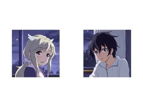  超级甜的动漫情侣头像