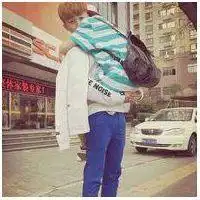  原宿风复古情侣头像