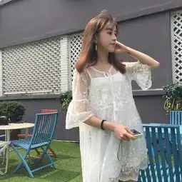  连衣裙时尚性感不露肉,精致美观大方迷人图