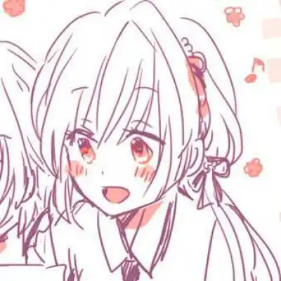  情侣头像卡通呆萌一对两张2020二次元情侣头像一男一女萌