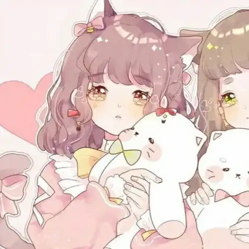 闺蜜头像我们是两枚小仙女