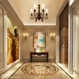  精选美式别墅玄关装饰图片欣赏