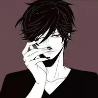  垂头丧气动漫头像男生冷酷很低落的伤感男生头像