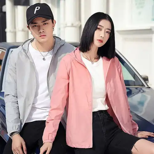  狼爪大卫夏季户外皮肤衣男女超薄情侣款透气速干衣皮肤风衣防晒衣