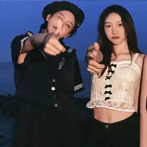 头像好看的三人闺蜜头像