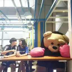  找情侣头像另一个图片带熊的