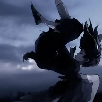  动漫清冷蓝色系头像,清冷的动漫女生头像