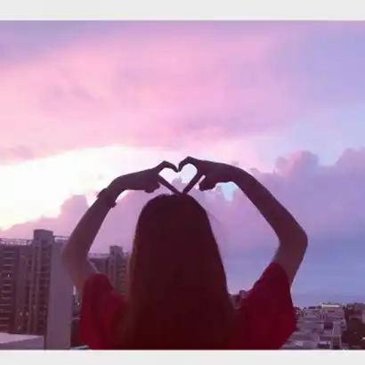  高清影子情侣头像图片