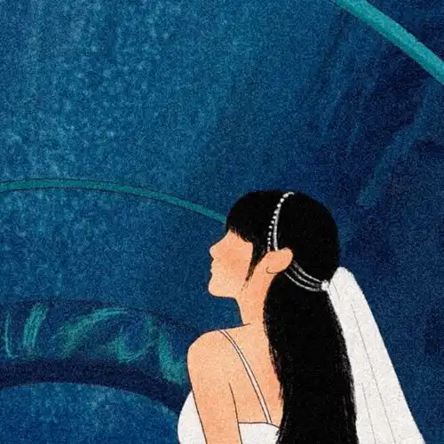  情侣手绘头像一男一女