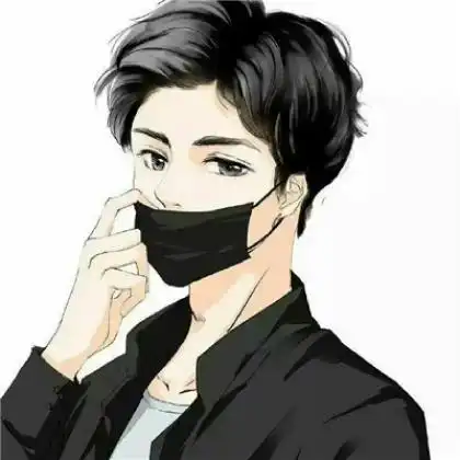  戴口罩的动漫头像男生,比较适合现在特殊时期使用的
