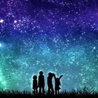  黑夜星空情侣微信头像图片微信头像图片大全