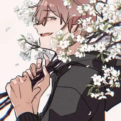  动漫手绘高冷花卉男生头像念旧男生头像我要个性网