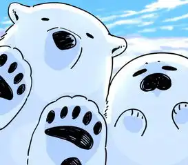  恋爱中的白熊冰天雪地也为你冒出粉红泡泡