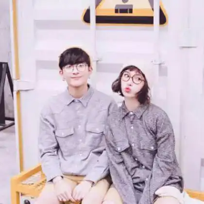  好看的qq情侣头像,青春潮流萌女帅男两张6对