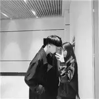  潮流个性情侣黑白头像不是等待才能最爱