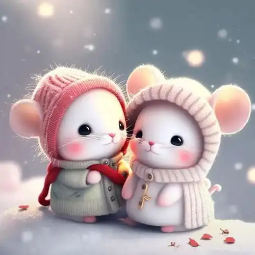  萌萌的情侣版十二生肖宝贝