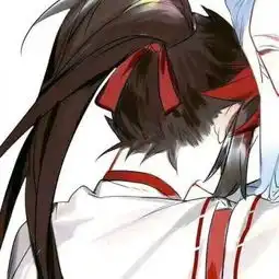  情侣两张古风卡通微信头像甜蜜唯美爱你很值得只是该停了