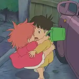  波妞宗介可爱头像丨宫崎骏