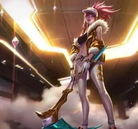  英雄联盟新角色史无前例的弓手阿卡丽师姐,联盟版岛田家族