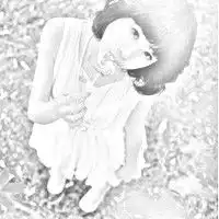  个性的素描的唯美女生头像,素描黑白qq头像最有艺术气息的