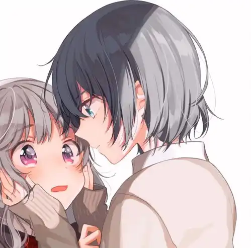  动漫情侣头像小众情头