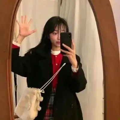  女生头像时尚镜子女头