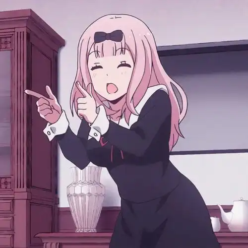  辉夜大小姐想让我告白藤原千花,来自书记的魔性头像自剪分享