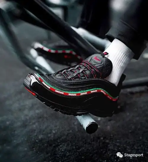  黑白配黑白绿子弹联名nikeairmax97ogundefeated
