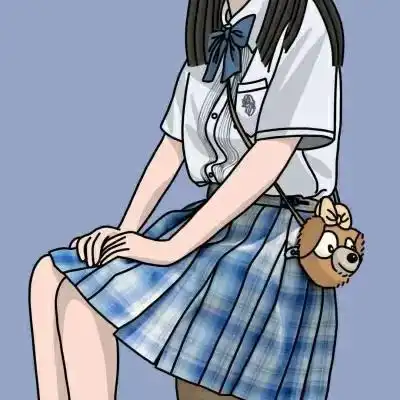 仙气jk漫画头像,小仙女必备