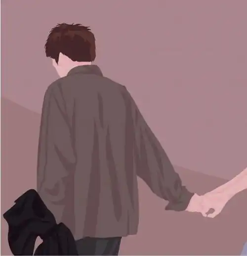  情侣头像一左一右