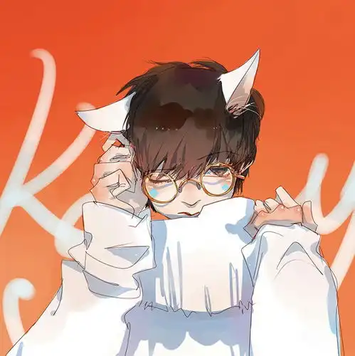  头像毛衣王俊凯可爱眼镜