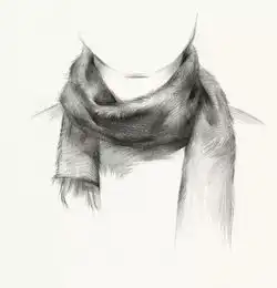  素描学习素描头像衣领的画法