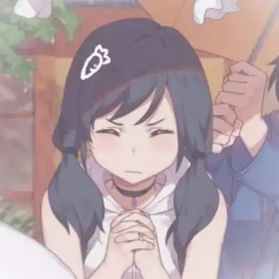  二次元呆萌情头一对简约精致情头一萌一酷