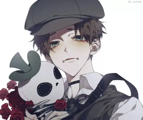  韩国插画师一组暗黑风格人像插画作品欣赏