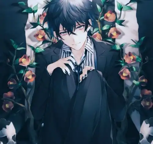  忧郁二次元男生图片