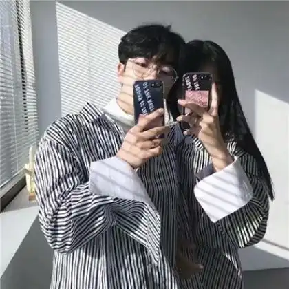  好看韩国情侣头像,我一直从未走远